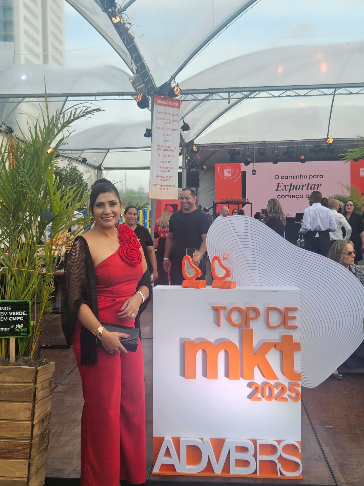 Cristiane Garcias no evento TOP de Marketing ADVB/RS 2025